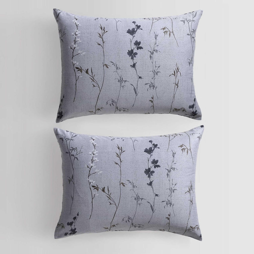 Calvin Klein - King Duvet Cover Set, Soft Cotton Sateen Bedding with Shams, Button & Corner Tie Closure (Wildflower Dusk Purple)