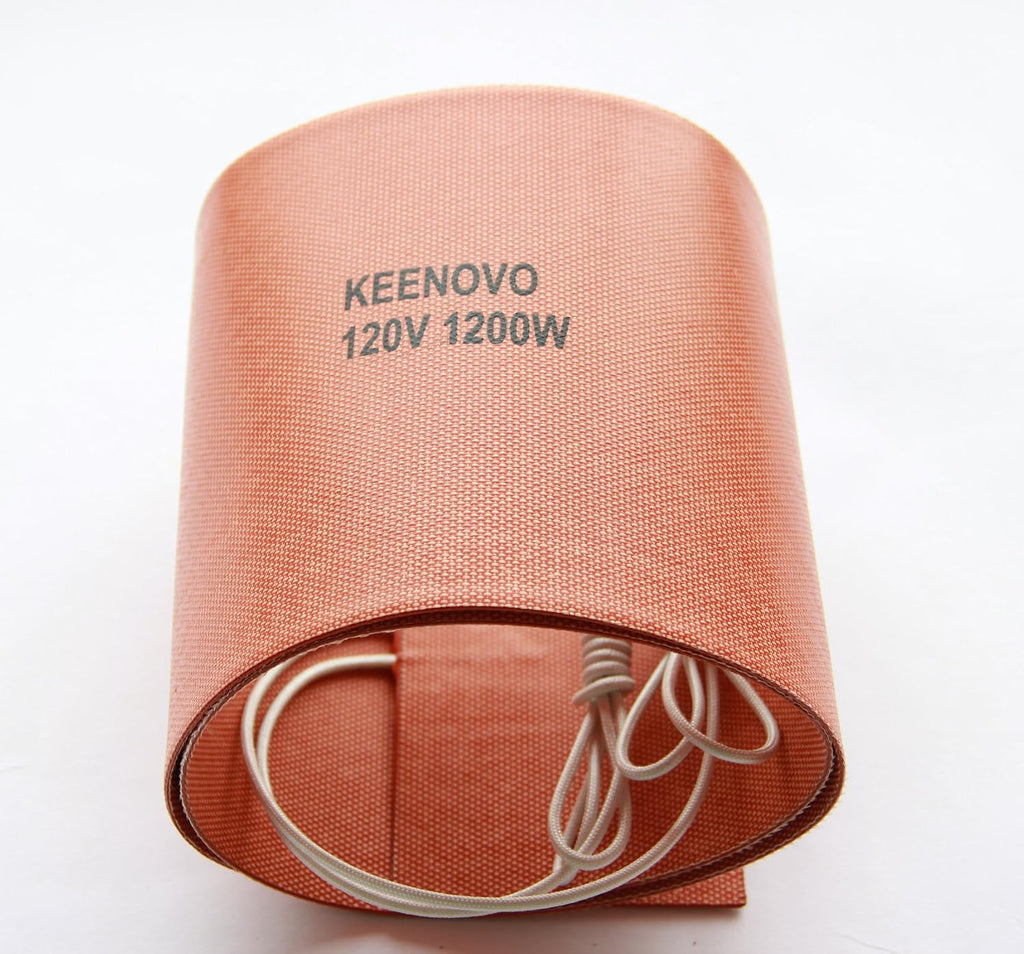 6' X 36', 1200W@120V, KEENOVO Silicone Heater Blanket for Musical Instrument Bending/Molding, Custom Design Welcome