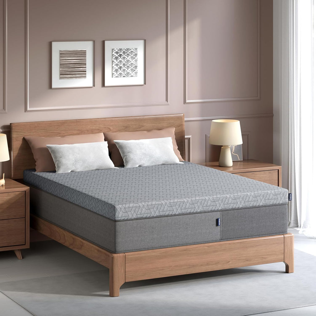 Sleepmax Extra Firm Mattress Topper 3 Inch Twin Size - Fusion Memory Foam Bed Topper Enhanced Pain Relief - Gel Bamboo Charcoal Green Tea Copper Cooling Pad with Cover No Odor - CertiPUR-US Certified