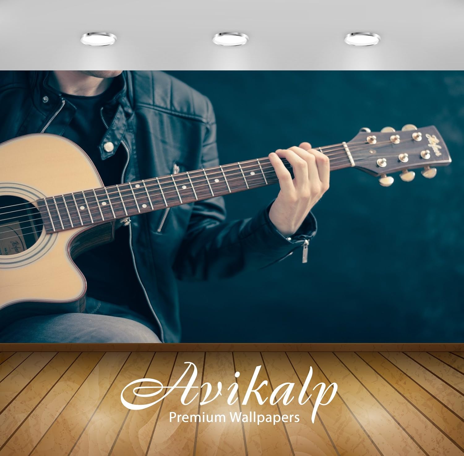 Avikalp Exclusive Awi4704 Guitar Music Instrument Song Full HD Wallpapers (10 x 8 ft)