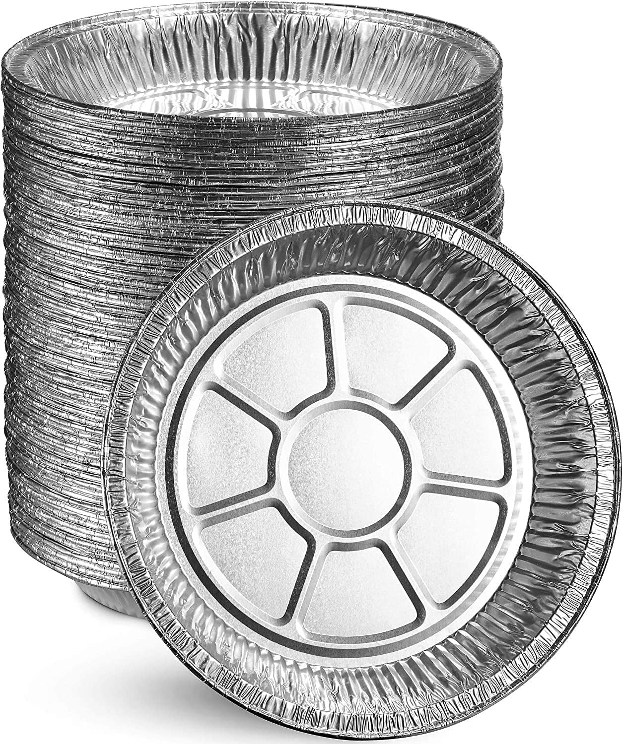 9'' Pie Pans/Disposable Plates/Aluminum Foil Quiche Pan/Tart Tins/Pie Tins/Aluminum Pie Pans/Freezer & Oven Safe(1000)