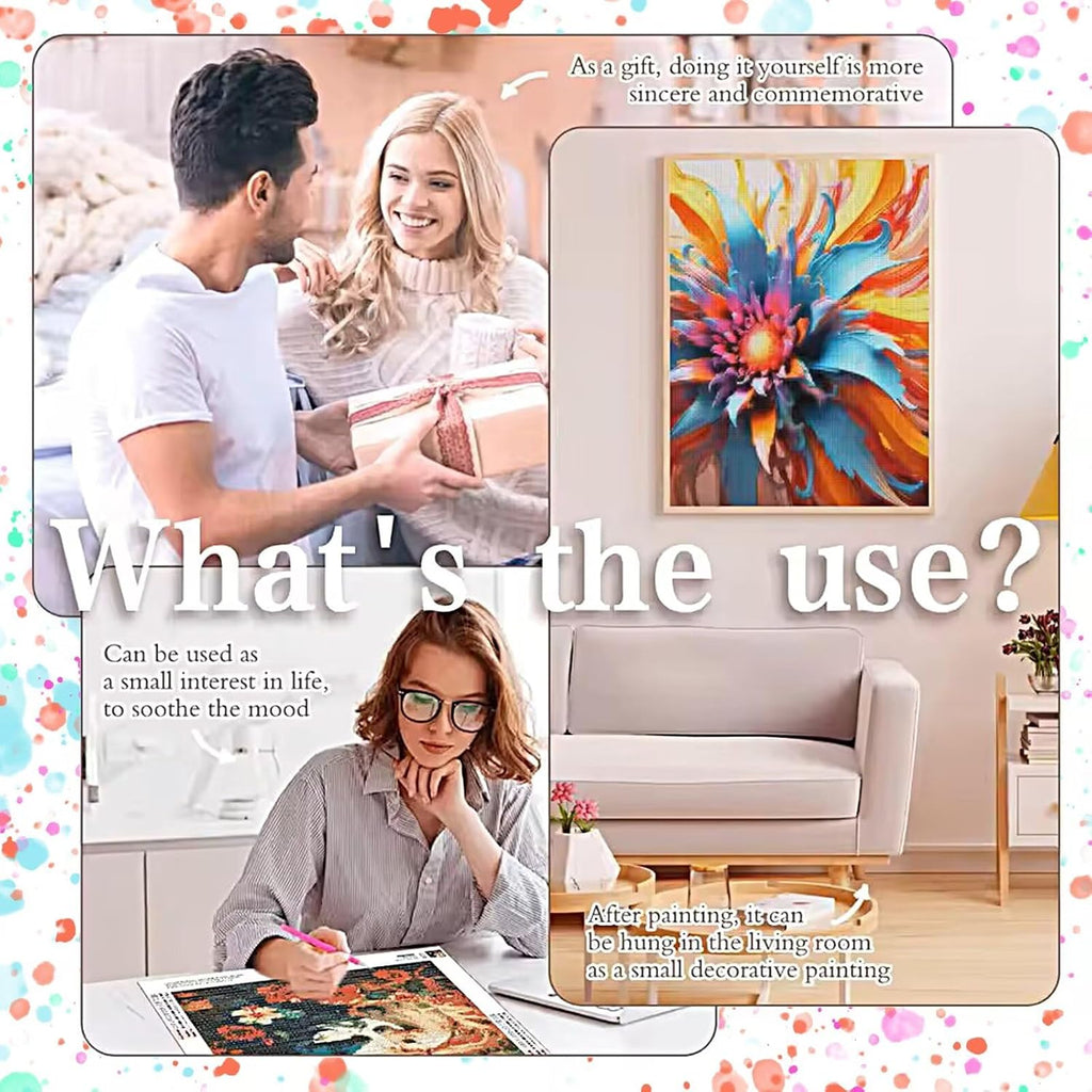 Diamond Art Kits for Adults Sunset Diamond Art Cowboy 5D DIY Round Full Drill Gem Crafts Painting Kits for Adults Beginners，Crystal Rhinestone Mosaic Painting for Home Decor Kids Gift 40x52in KL-688