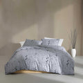 Calvin Klein - King Duvet Cover Set, Soft Cotton Sateen Bedding with Shams, Button & Corner Tie Closure (Wildflower Dusk Purple)