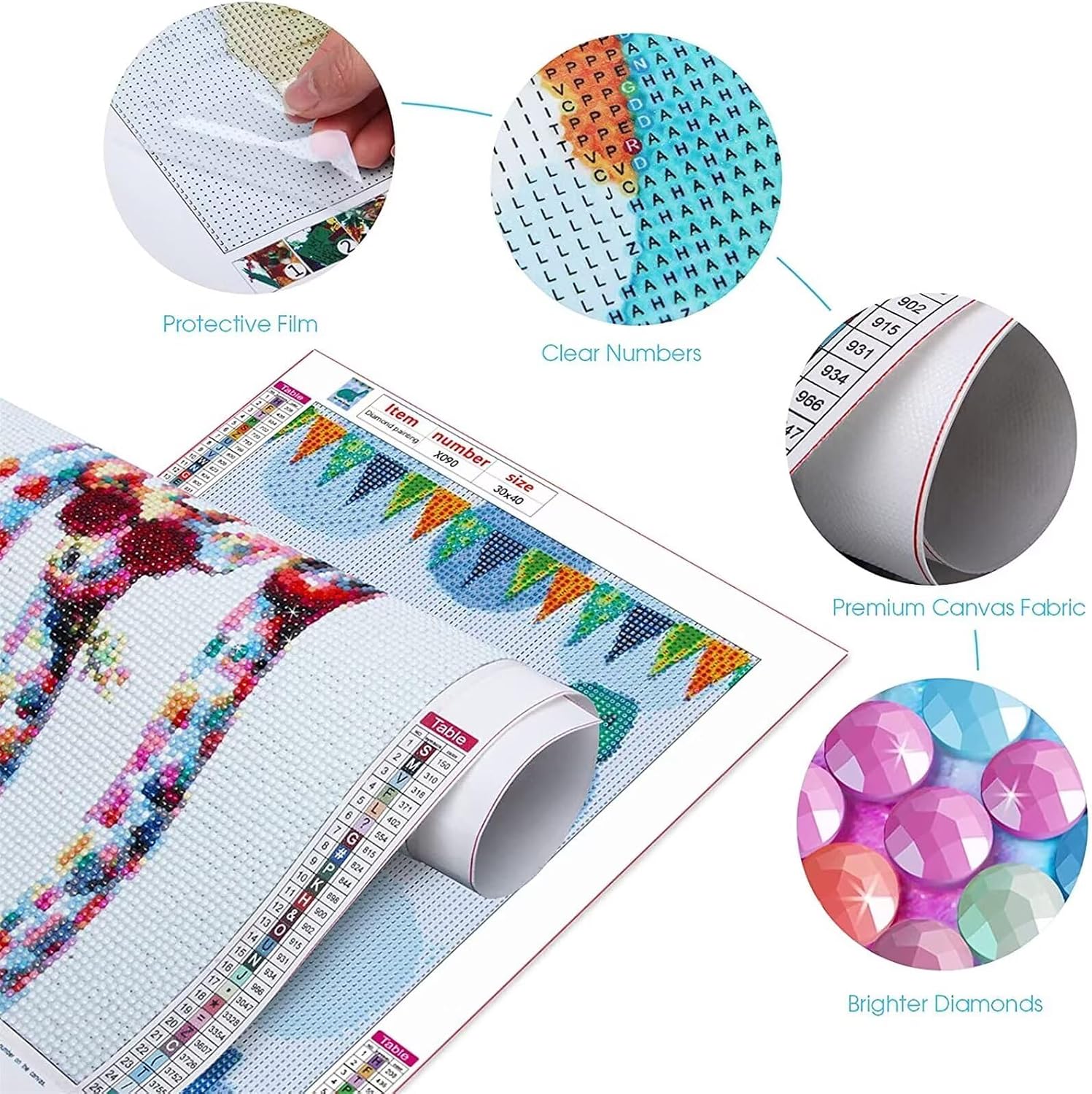 Diamond Art Kits for Adults Flower Diamond Painting Kits, 5D DIY Round Butterfly Full Drill Dimond Art Paintings Crystal Crafts for Adults for Gift Home Wall Decor, Large Size 40 x 80 Inch, Model915