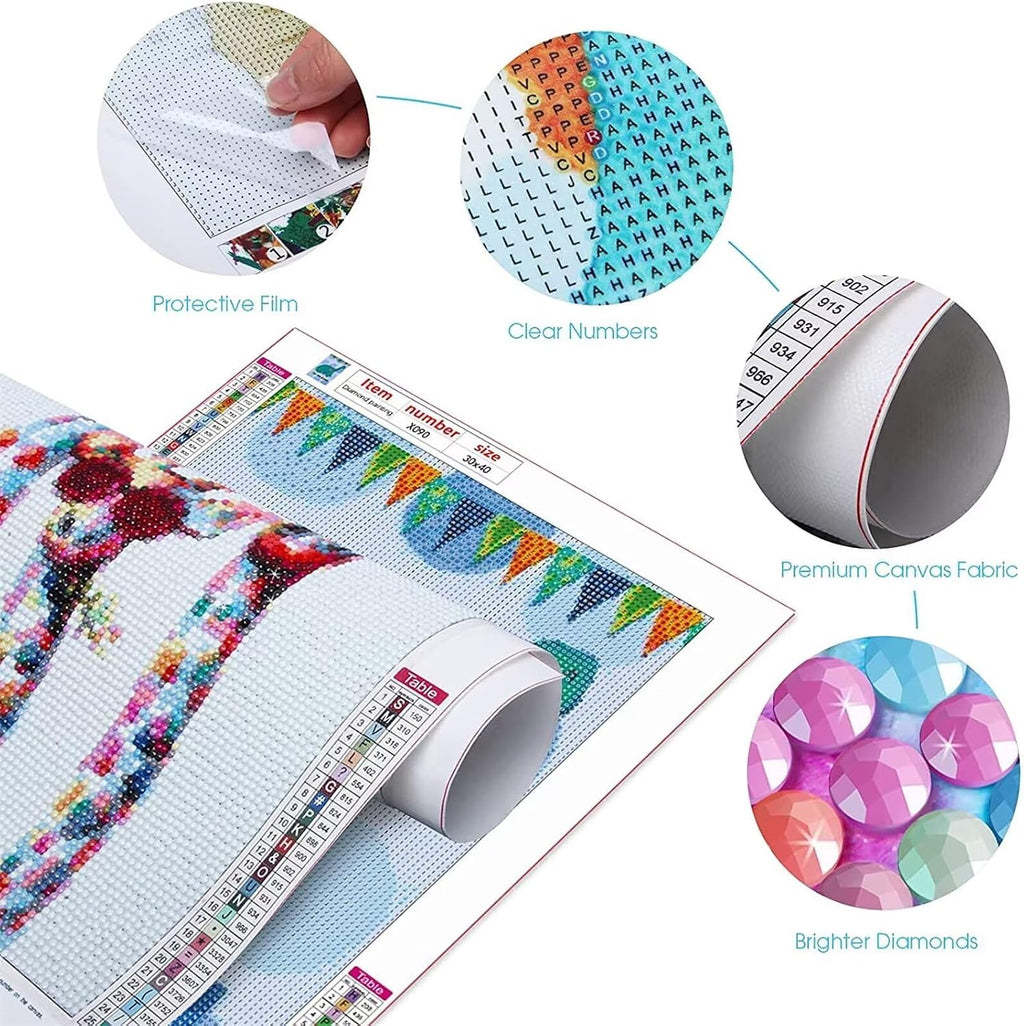Diamond Art Kits for Adults Christmas Diamond Painting Kits 5D DIY Round Lighthouse Full Drill Dimond Art Paintings Crystal Crafts for Adults for Gift Home Wall Decor, Large Size 40 x 80 Inch,Model843