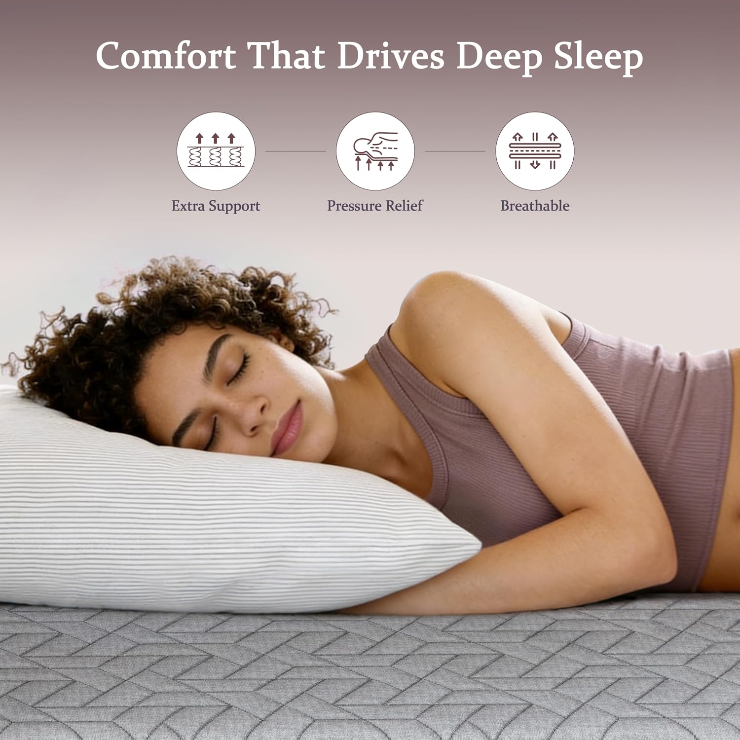 Sleepmax Extra Firm Mattress Topper 4 Inch Twin Size - Fusion Memory Foam Bed Topper Enhanced Pain Relief - Gel Bamboo Charcoal Green Tea Copper Cooling Pad with Cover No Odor - CertiPUR-US Certified
