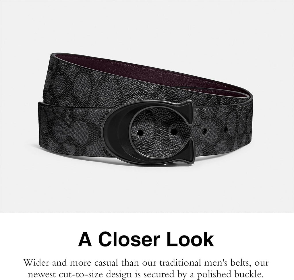 Coach Women's 38 Mm Cts Reversible Resin Inlay C Buckle Signature Belt