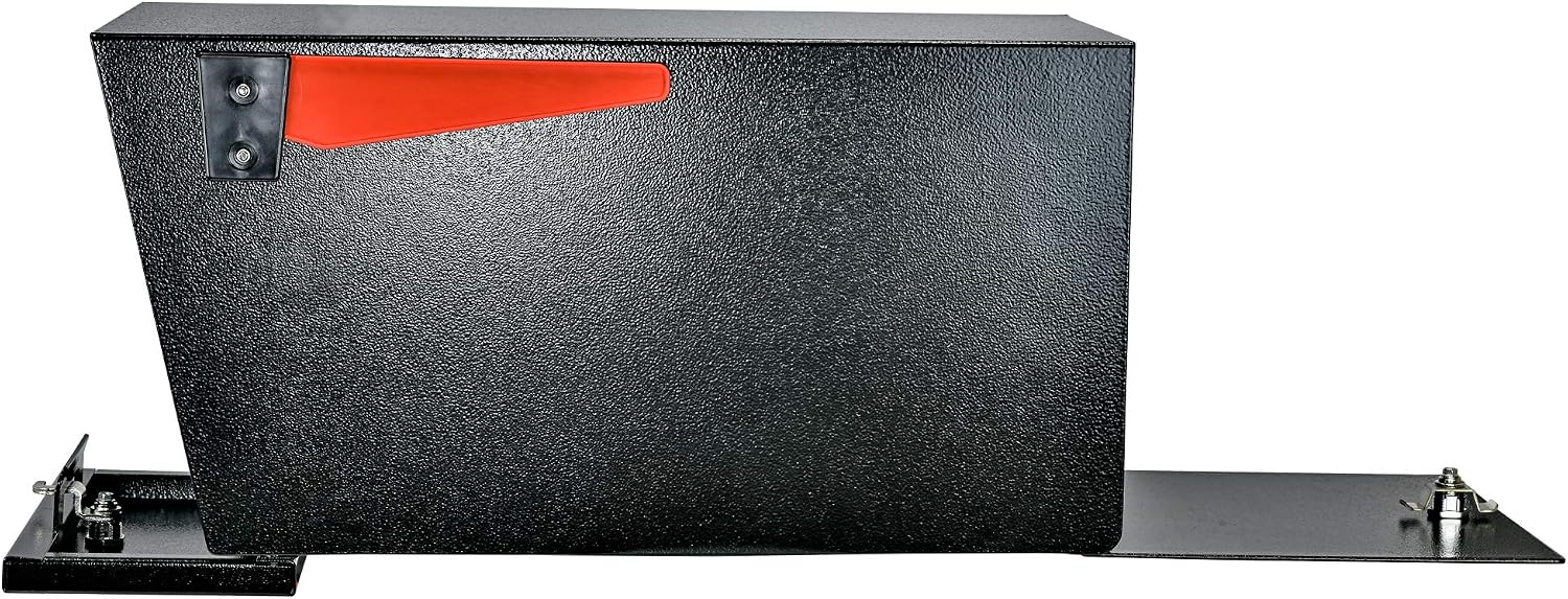 Mail Boss 7536 Street Safe Latitude Locking Security Mailbox, Black