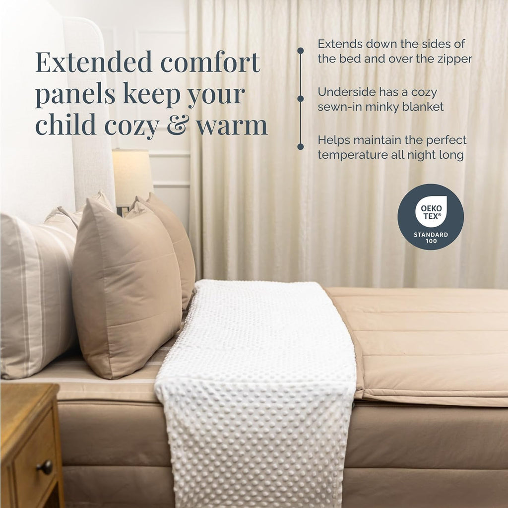 Beddy's All in One Bed in a Bag Zipper Bedding Set, Bottom Sheet, Cuddle Blanket, Comforter, Pillowcase(s) & Sham(s), Minky Interior Sheets with Comforter, Zip Bedding for Dorms, Bunks, Kids & Adults