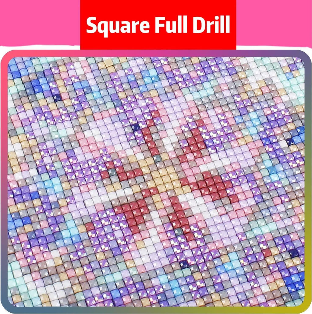 Flower Dimond Painting Kit, Animal Diamond Art Kits for Adults DIY 5D Full Square Dirll Crystal Gem Art Paintings Embroidery Crafts Picture Beginners, Home Wall Decor, Gifts for Women 36x48in l4-38