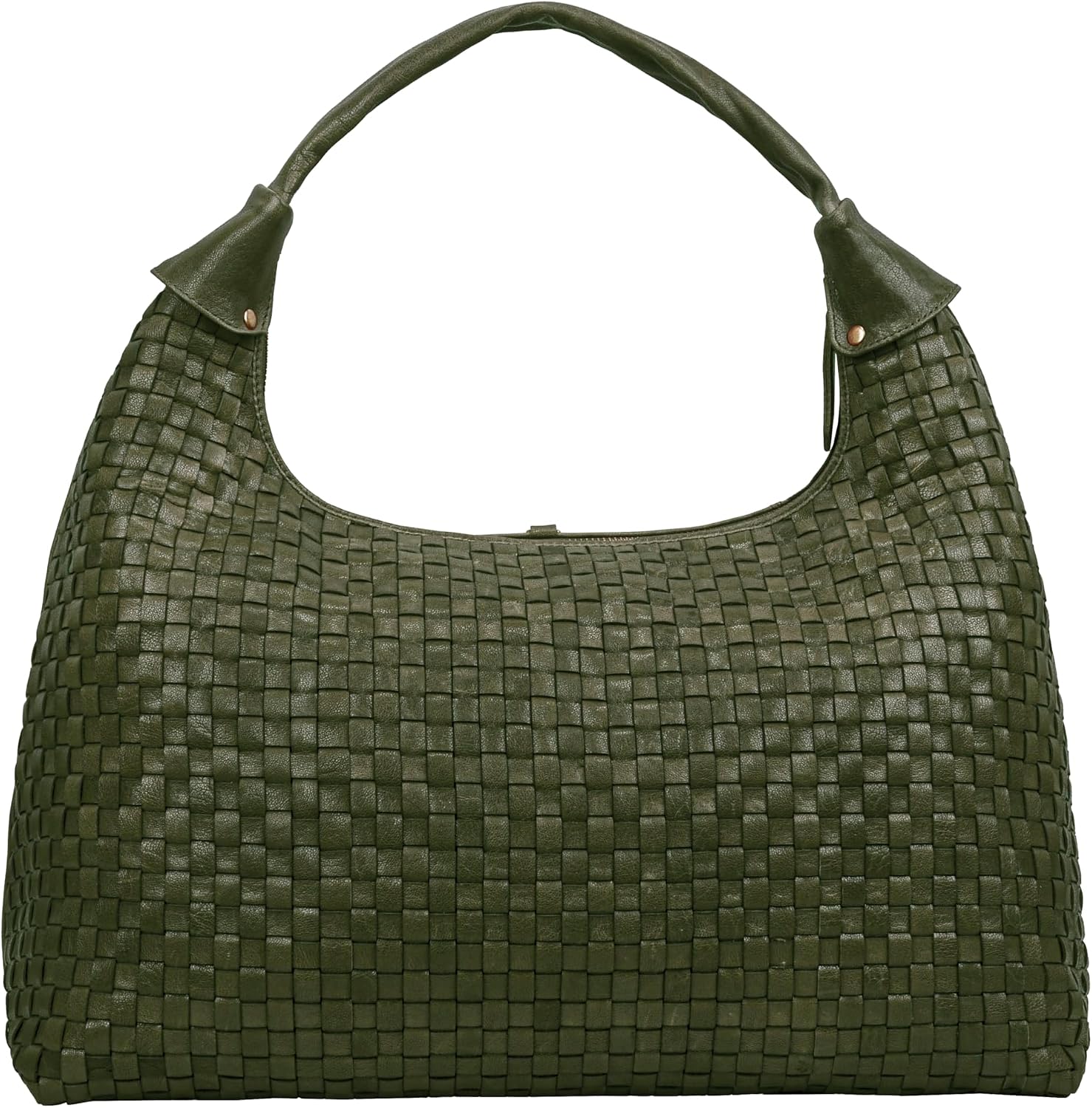 ANTONIO VALERIA Addison Braided Leather Tote Bag for Women