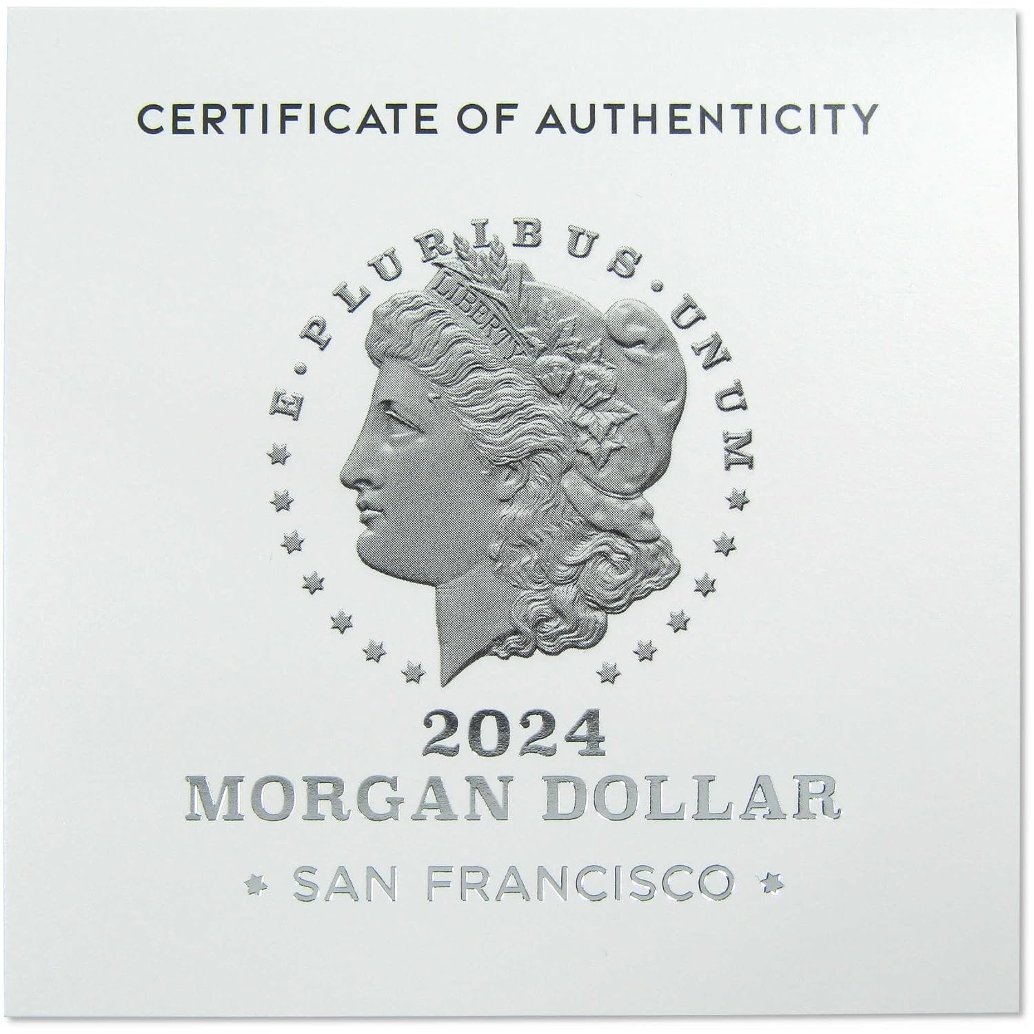 2024 S Morgan Dollar Choice Proof .999 Silver $1 Coin OGP COA