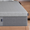 Sleepmax Extra Firm Mattress Topper 4 Inch Twin Size - Fusion Memory Foam Bed Topper Enhanced Pain Relief - Gel Bamboo Charcoal Green Tea Copper Cooling Pad with Cover No Odor - CertiPUR-US Certified
