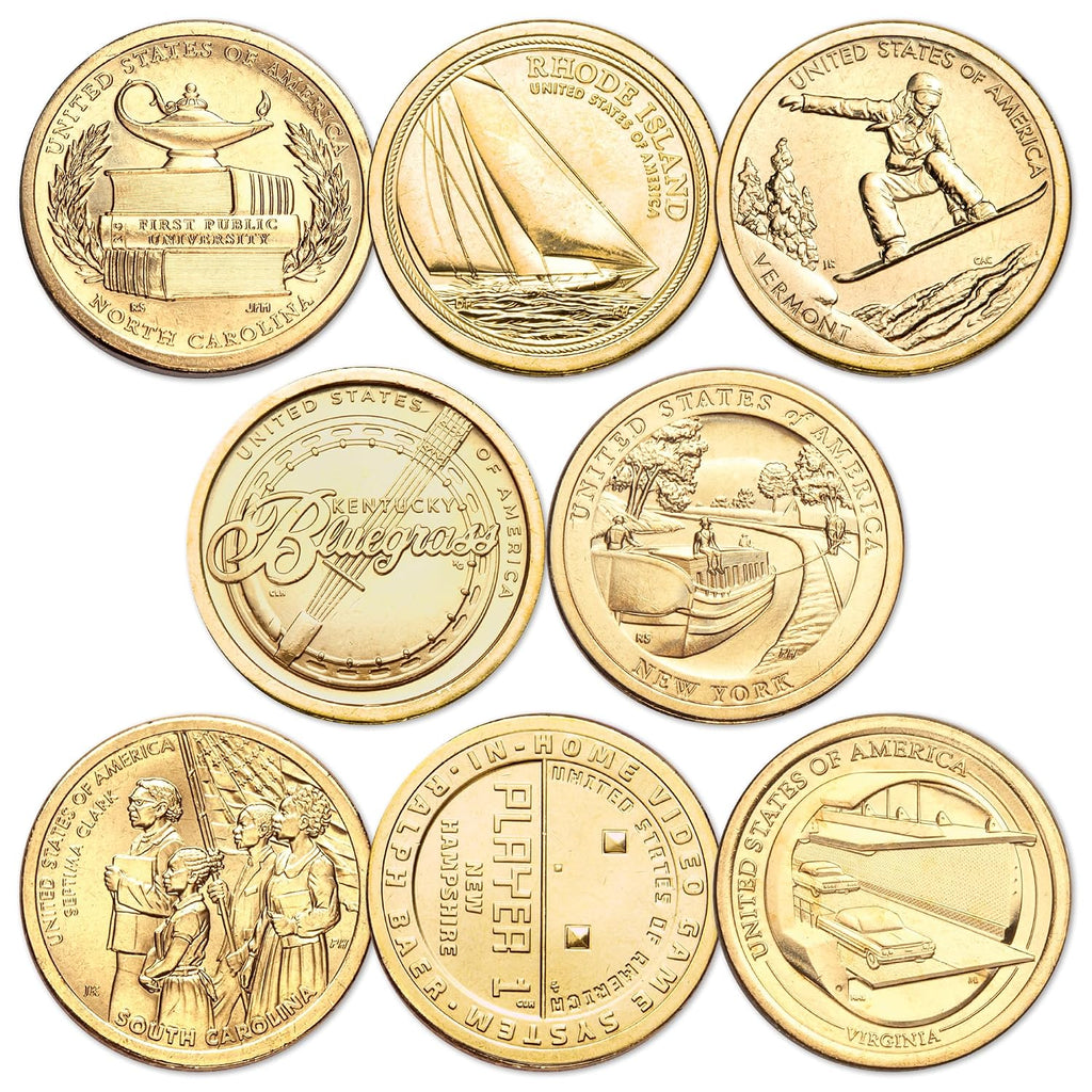2018-2024 P&D U.S. Innovation Dollar Set- 50 Coins