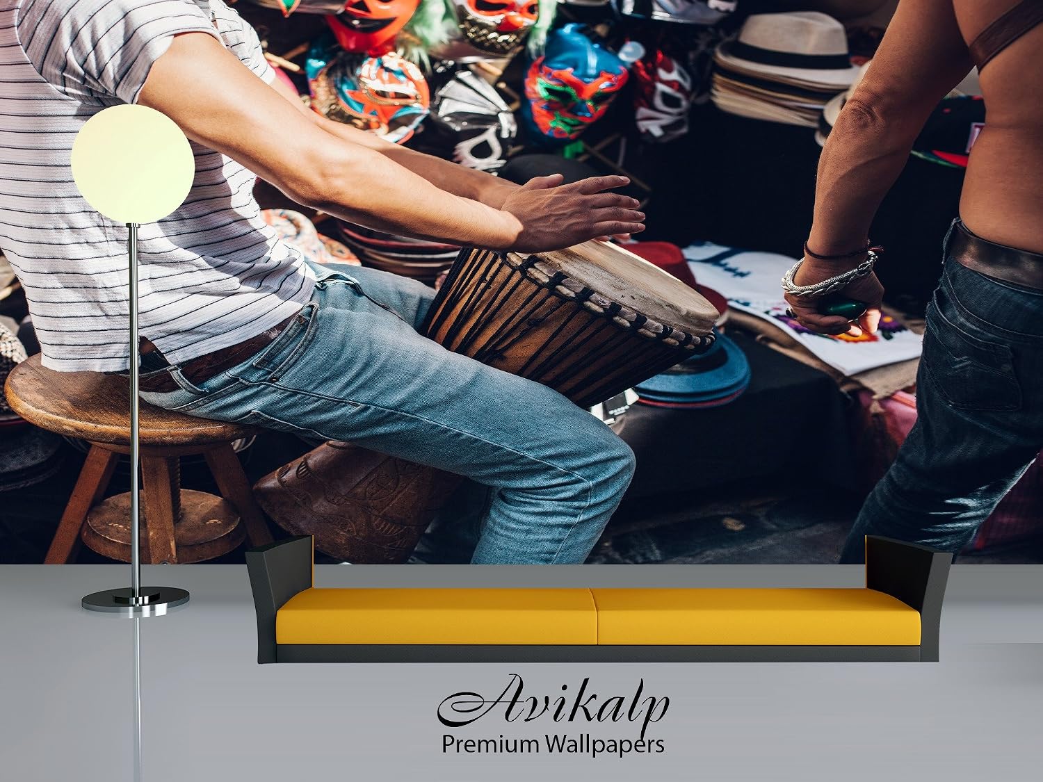 Avikalp Exclusive Awi4683 Adult Music Instrument Song Full HD Wallpapers (10 x 8 ft)