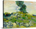 The Rocks Wall Art Canvas Prints 45x36x1.5, Vangogh Classic Art Reproductions. Giclee Print& Museum Quality Framed Art.