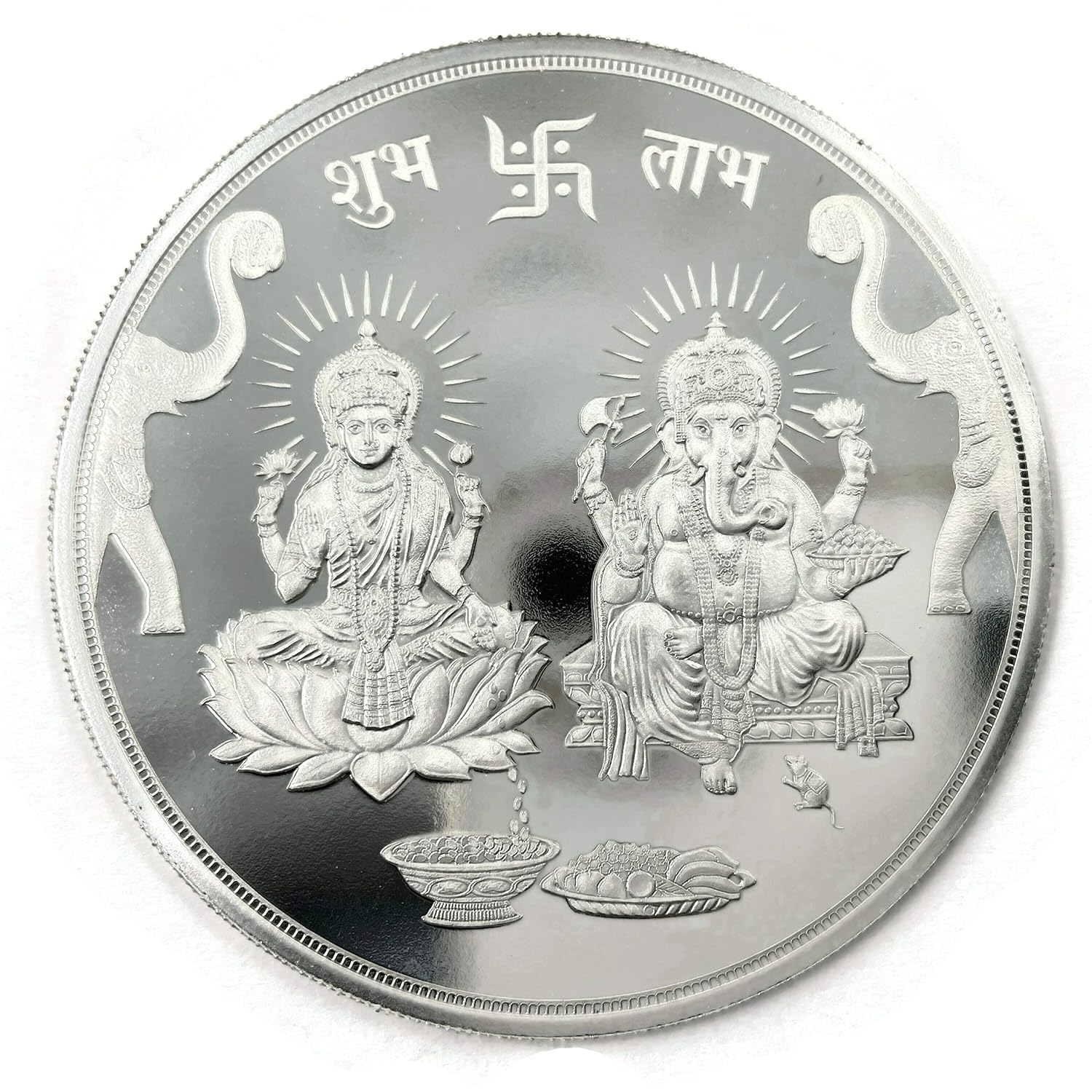 Ganesha Lakshmi Religious Collectible Coin
