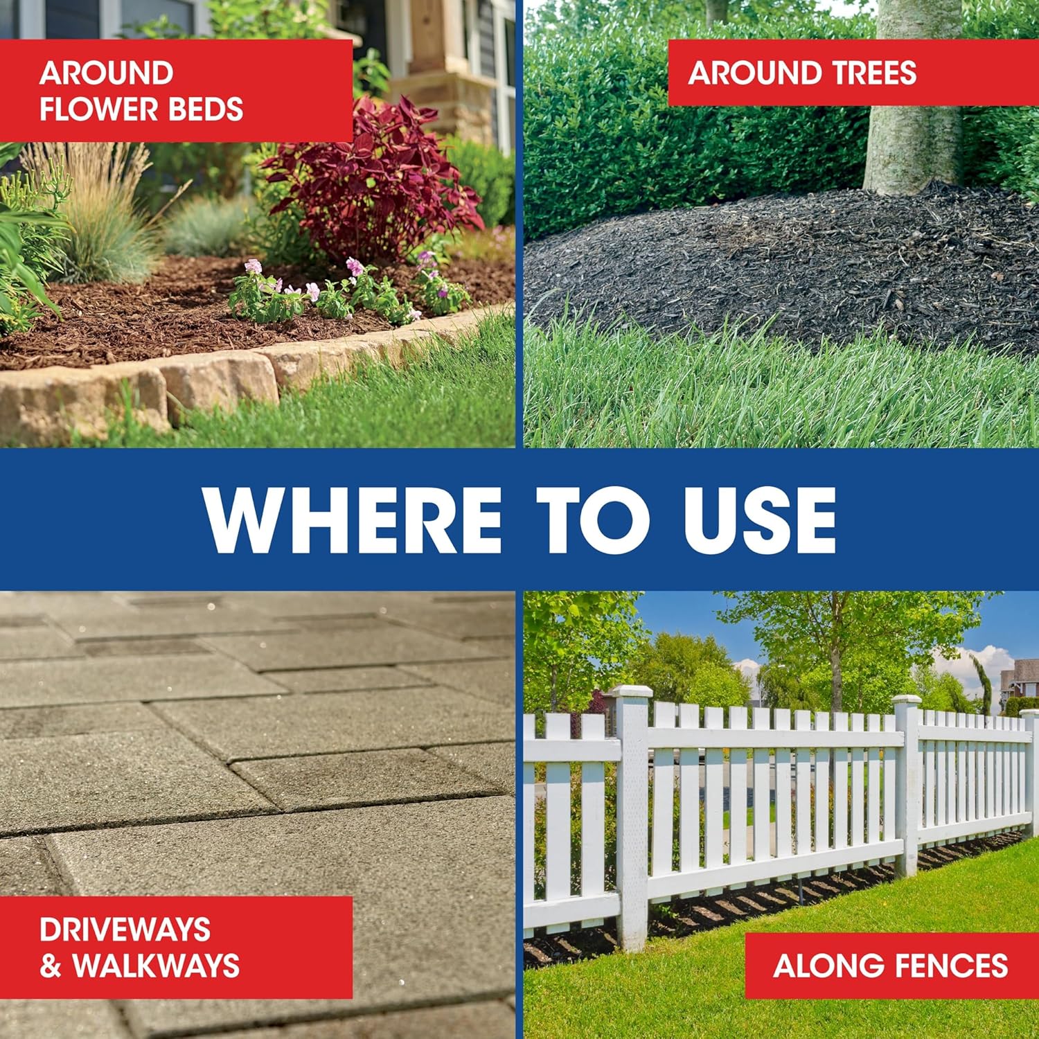 Roundup Weed & Grass Killer₄ Concentrate, Use in and Around Flower Beds, Walkways and Other Areas of Your Yard, 2.5 gal.