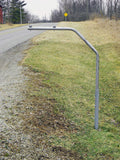 RTC SwingAway Mailbox Support, 36-inch arm, Galvanized Steel Mailbox Post Swings Away When Impacted