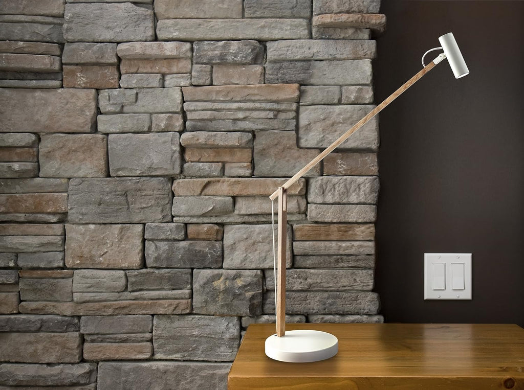 ADS360 AD9100-15 Crane LED Desk Lamp,Walnut/Black