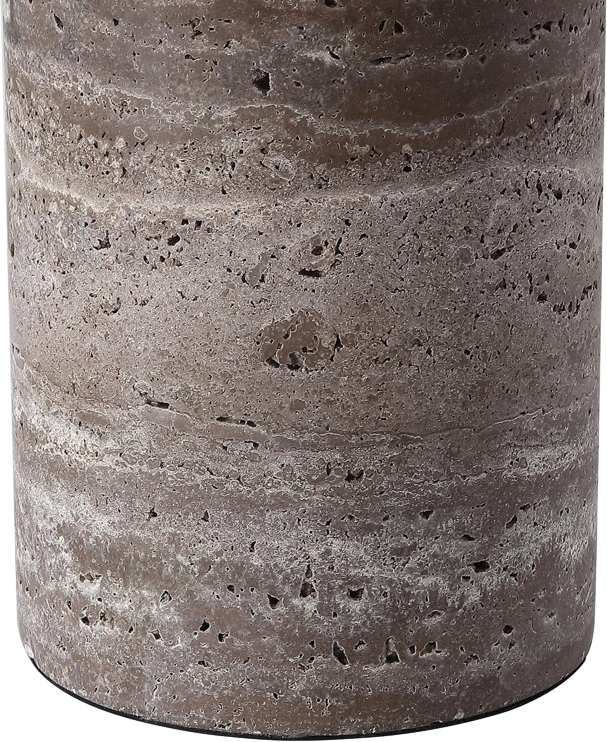 SAFAVIEH Couture Lighting Collection Rynetta Dark Brown/White 24-inch Dimmable Table Lamp for Bedroom Living Room Home Office Desk Nightstand (LED Bulb Included)