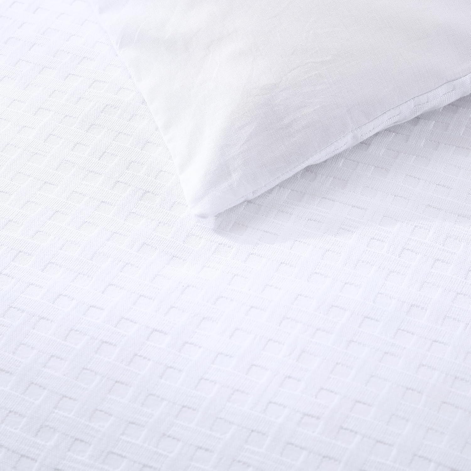Tommy Bahama - King Comforter Set, Soft Cotton Bedding Set with Matching Shams, Medium Weight & Ideal for All Seasons (Basketweave White, King)