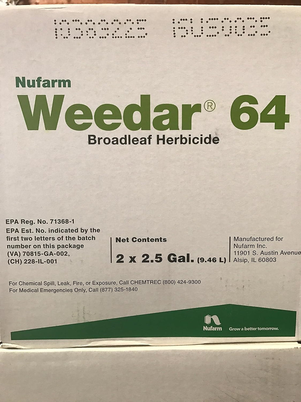 Broadleaf Herbicide 5 Gallons, Liquid (2 x 2.5gal)