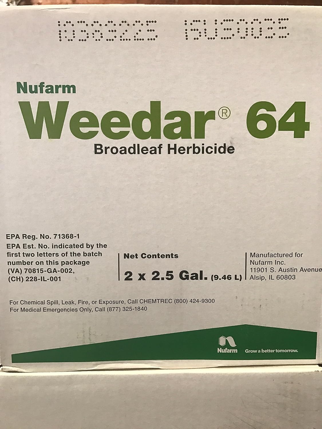 Broadleaf Herbicide 5 Gallons, Liquid (2 x 2.5gal)