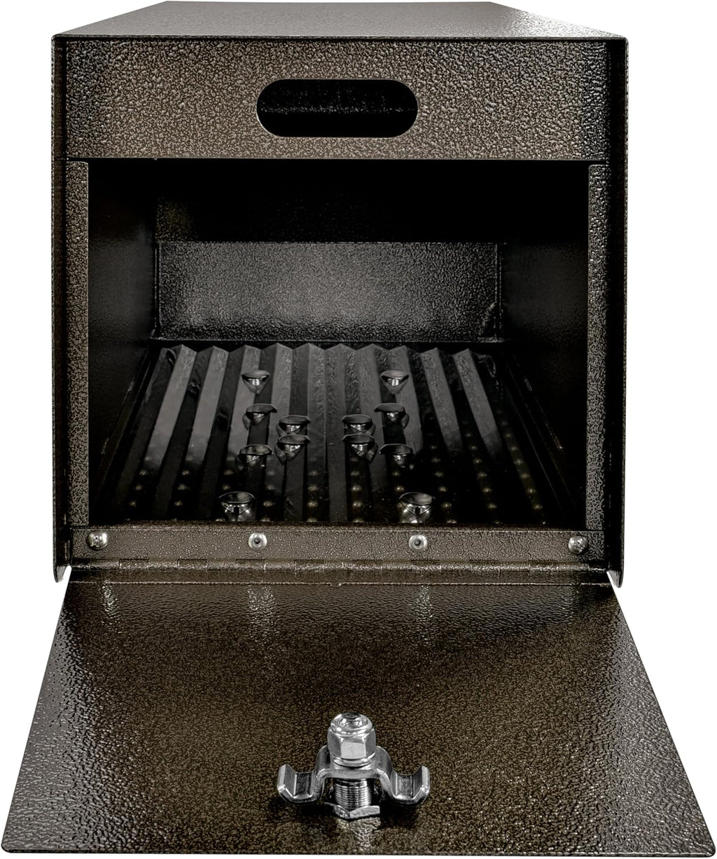 Mail Boss 7528V Mail Manager Street Safe Locking Security Mailbox, Bronze