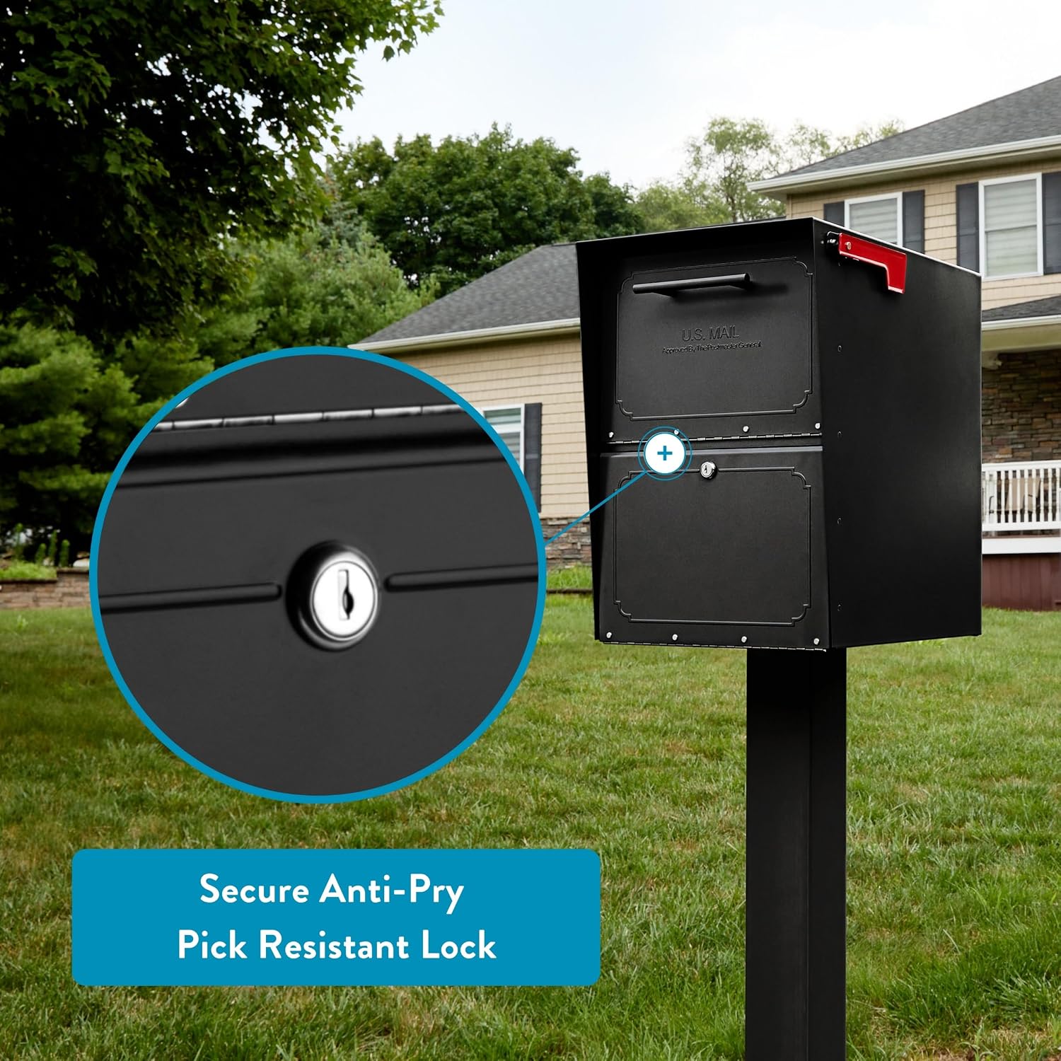 Architectural Mailboxes Oasis Mailbox, Black