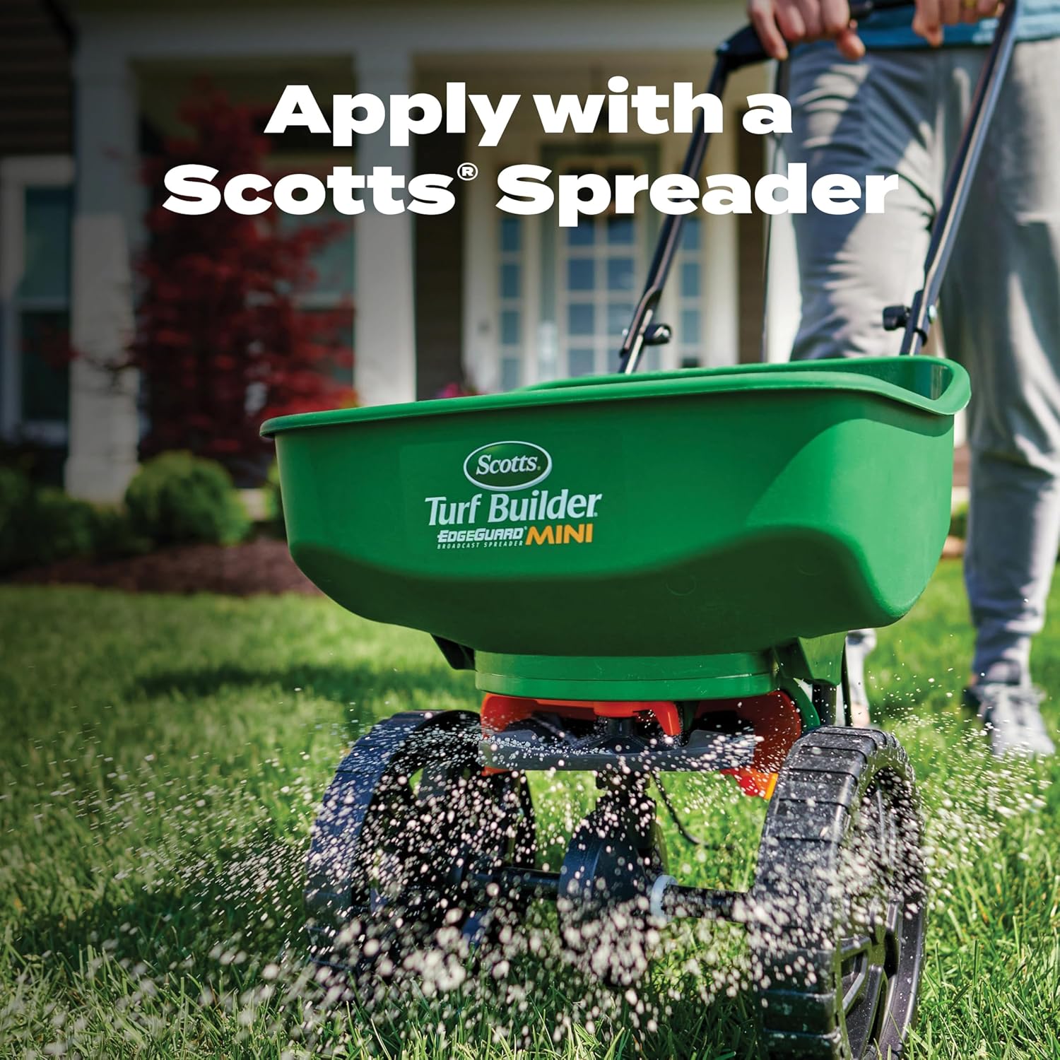 Scotts Turf Builder Halts Crabgrass Preventer with Lawn Food - Pre-Emergent Weed Killer, Lawn Fertilizer, 5,000 sq. ft., 13.35 lbs. (2-Pack)