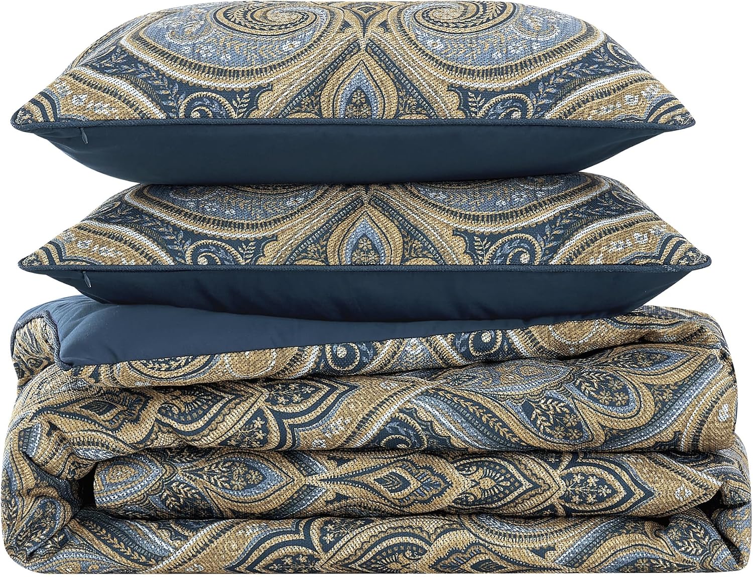 Messina - Navy King/Cal King 3PC. Comforter Set