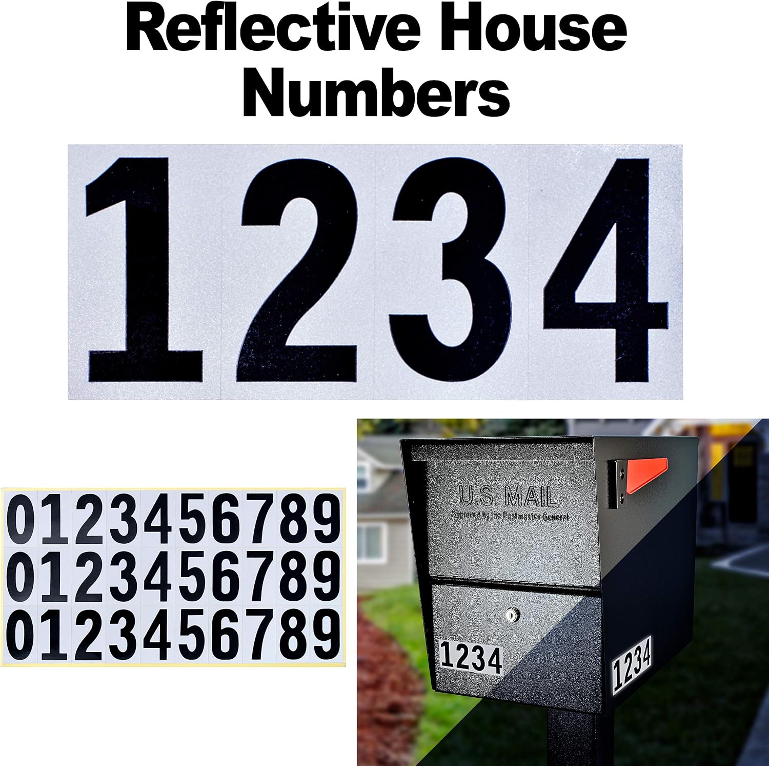 Mail Boss 7206 Package Master Curbside Locking Security Mailbox | Black,Medium