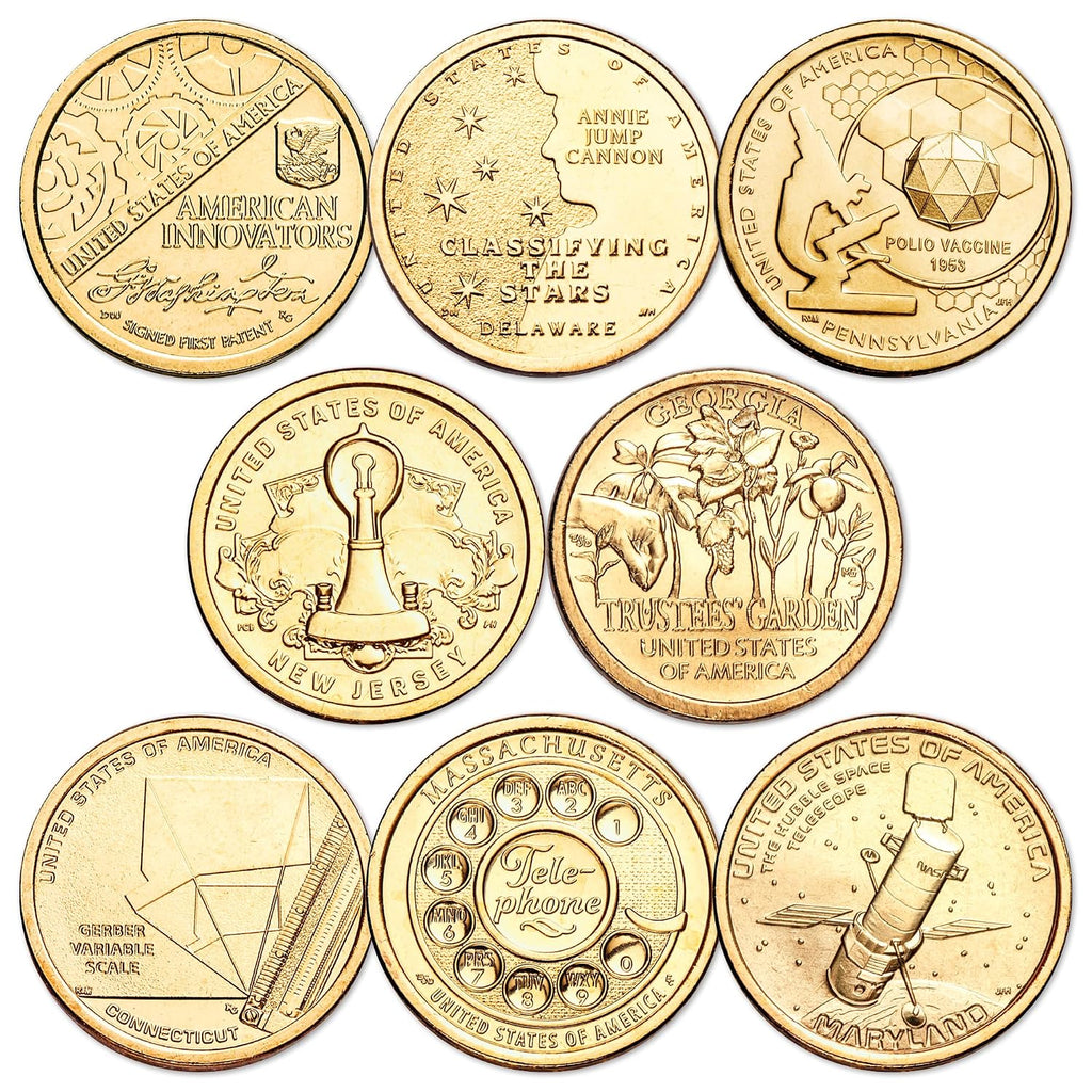 2018-2024 P&D U.S. Innovation Dollar Set- 50 Coins