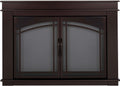 Pleasant Hearth FN-5700 Fenwick Fireplace Glass Door, Oil Rubbed Bronze, Small