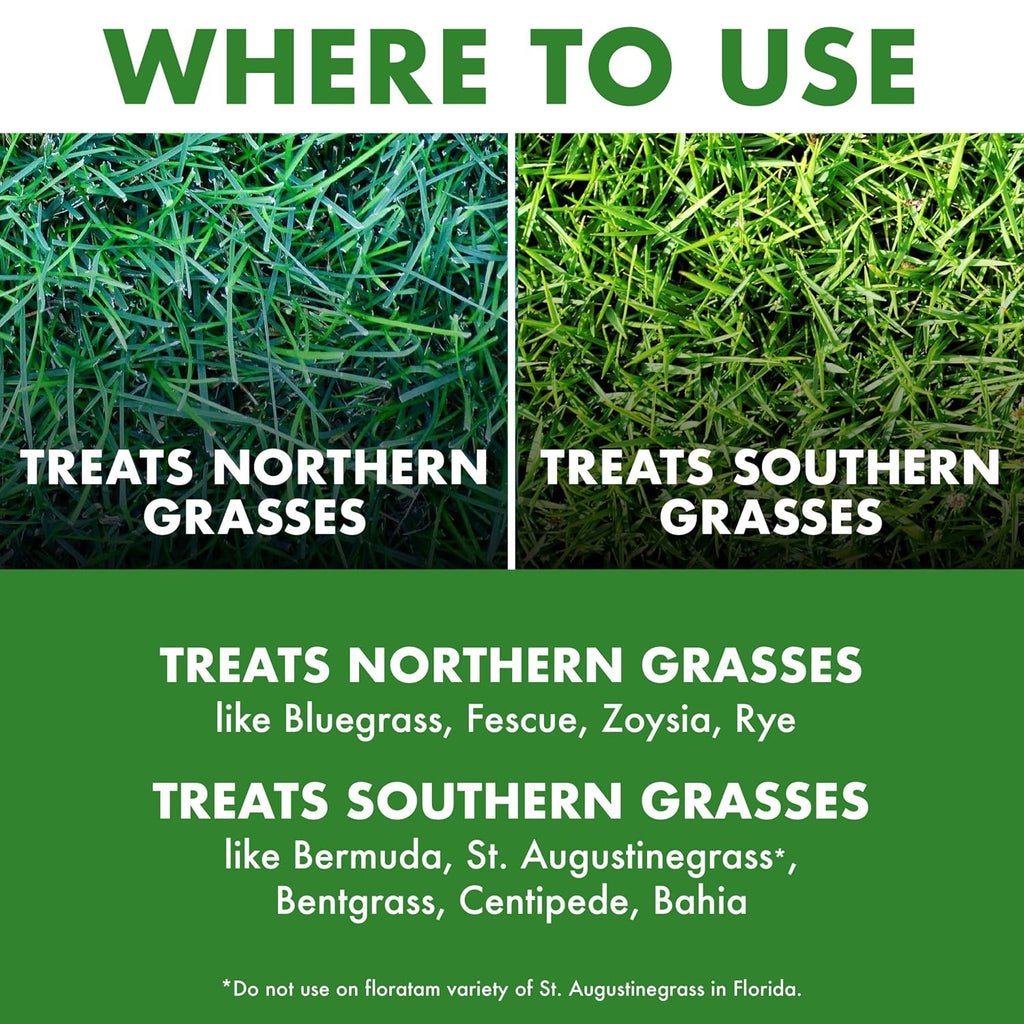 Spectracide Large Plot Weed Stop for Lawns Concentrate, 1 Gallon, Kills More Than 200 Types of Weeds as Listed, Pack of 4