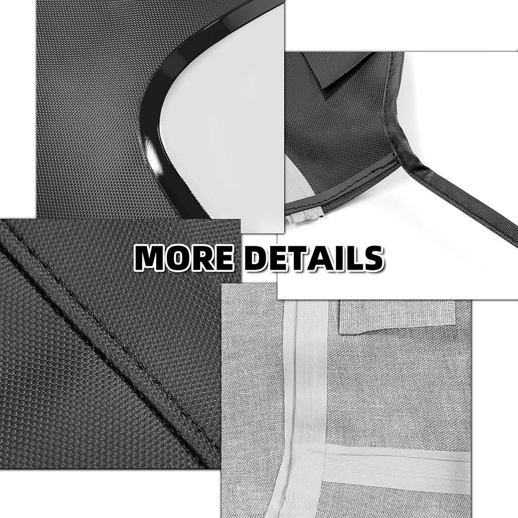 Kojem Convertible Soft Top Roof Cover Compatible with 1996-2002 BMW Z3 & M Roadster Convertibles Black with Plastic Window Replace for 54318411121 BM-33902 BM33902