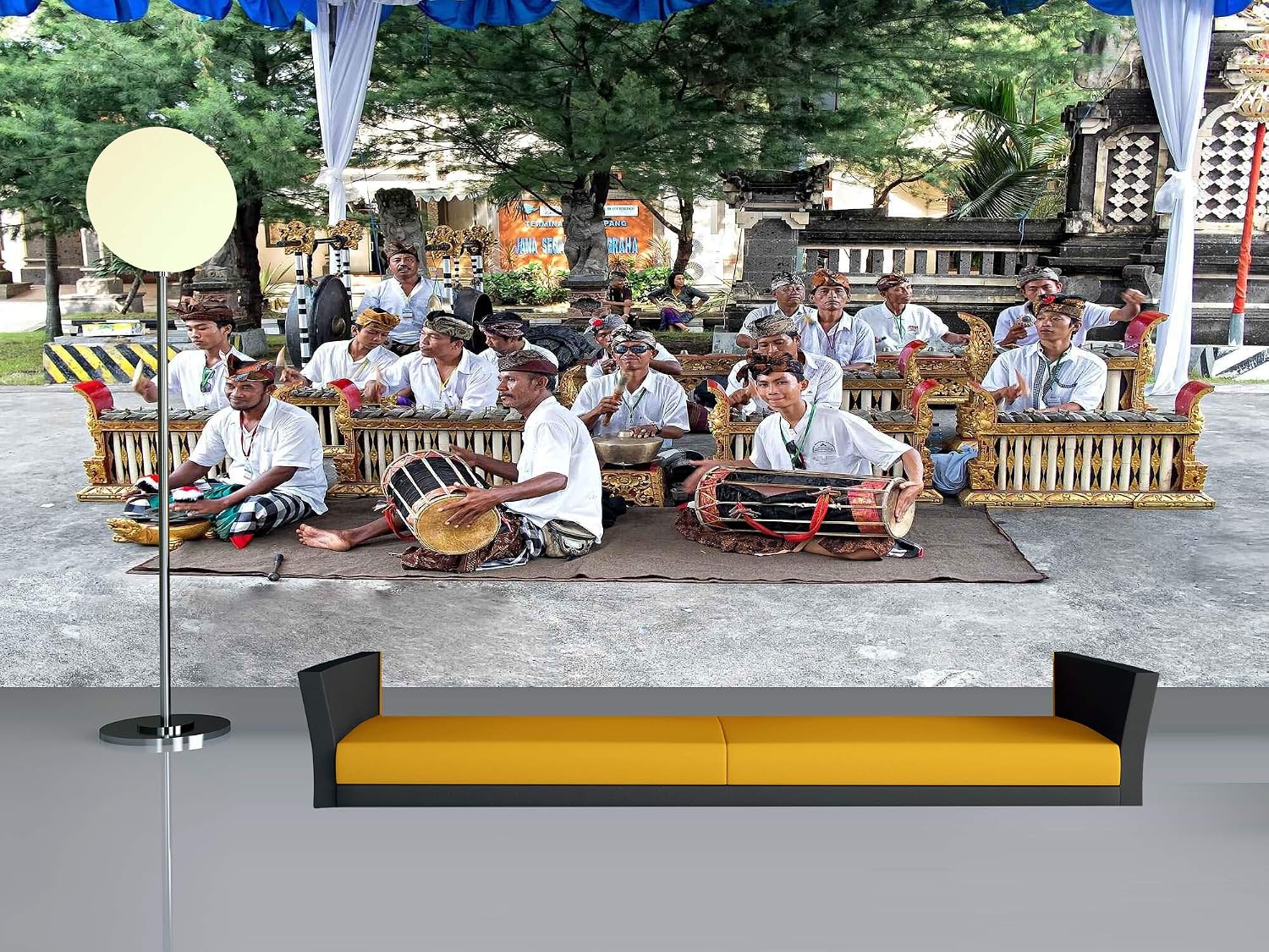 Avikalp Exclusive Awi4685 Bali Music Instrument Song Full HD Wallpapers (9 x 7 ft)