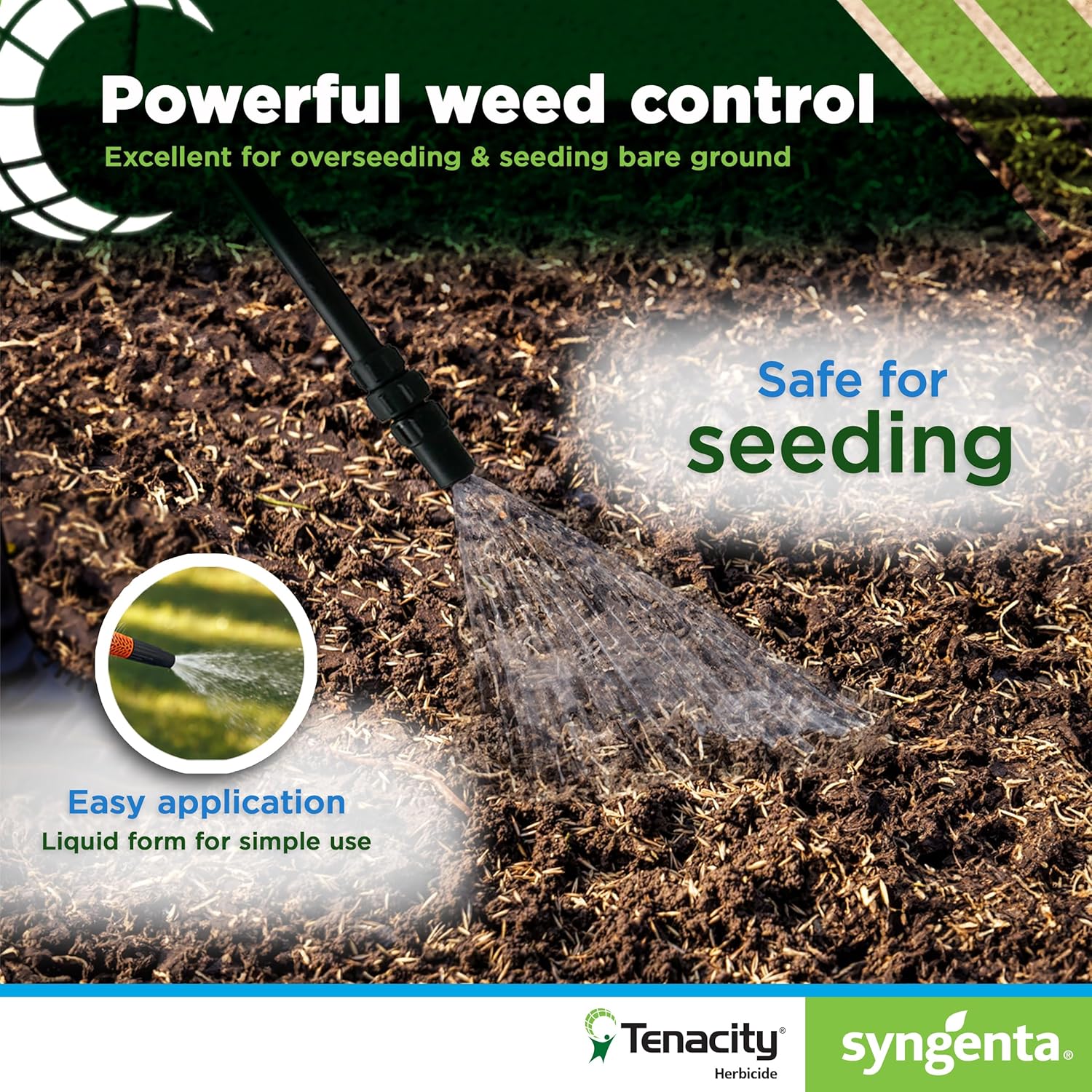 Syngenta Tenacity Herbicide - Pre-Emergent and Post-Emergent Weed Control, 8-oz. Liquid Weed Killer for Lawns and Turf Grasses, Active Ingredient Mesotrione Herbicide (3 Pack)