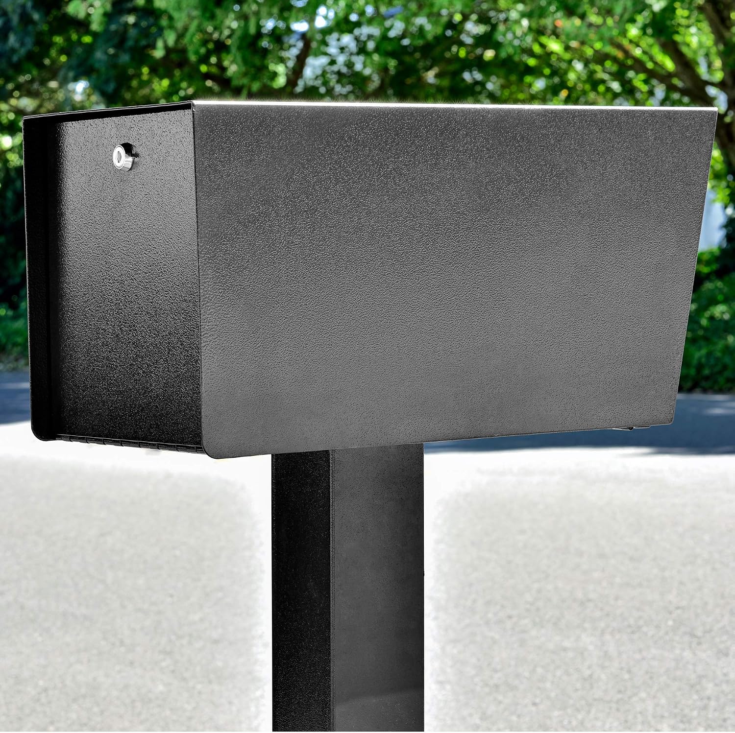 Mail Boss 7536 Street Safe Latitude Locking Security Mailbox, Black