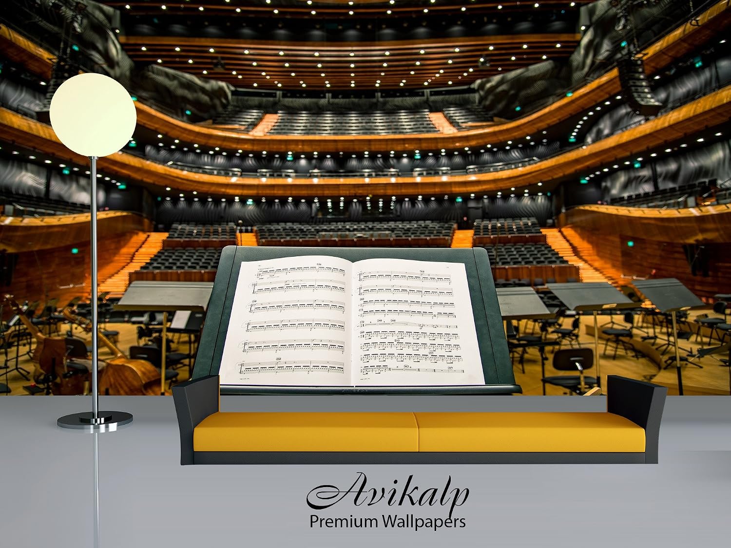 Avikalp Exclusive Awi4717 Music Music Instrument Song Full HD Wallpapers (12 x 10 ft)