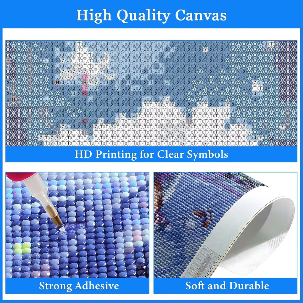3 Pack Mecca Diamond Art Kits for Adults, 5D Temple Diamond Painting Kits for Adults Beginners, DIY Full Round Drill Dimond Art Paintings, Gem Arts Crafts Kit for Home Wall Decor, 24x32 Inch, F-37