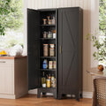 Narrow Bthroom Storage Cabinet Tall Metal Storage Cbinets with 4 Adjustable Shelves Freestanding 5 Tier Slim Pantry Cabinet for Kitchen Office Small Space