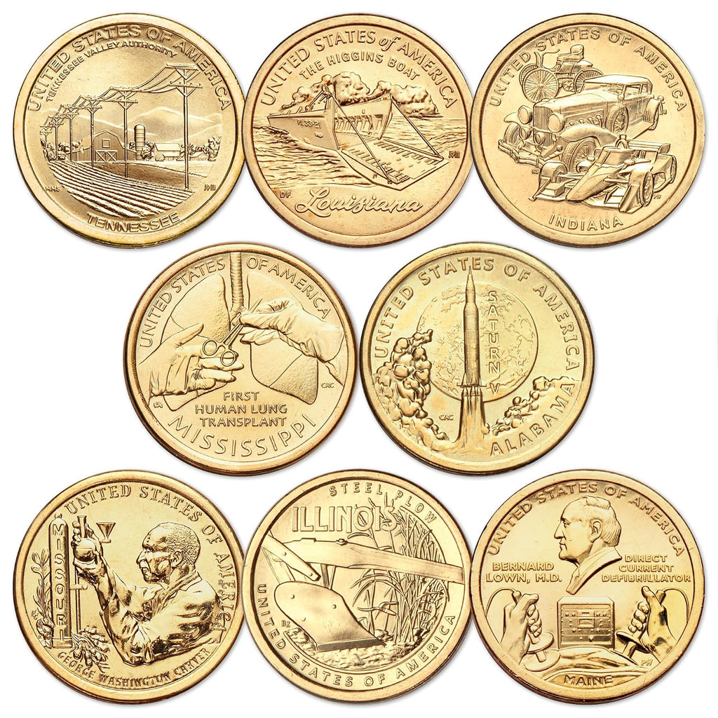 2018-2024 P&D U.S. Innovation Dollar Set- 50 Coins