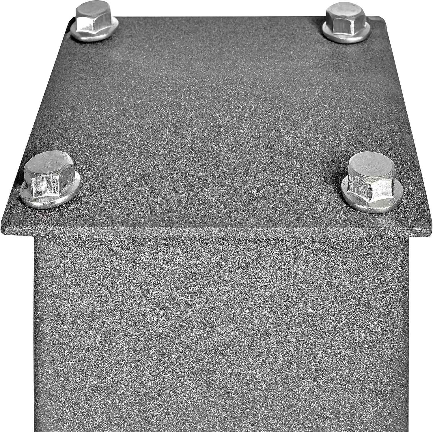 Mail Boss 7205 Package Master Curbside Locking Security Mailbox | Granite 21.5 x 12 x 16.5 inches & 7126 Surface Mount, Granite Mailbox Post
